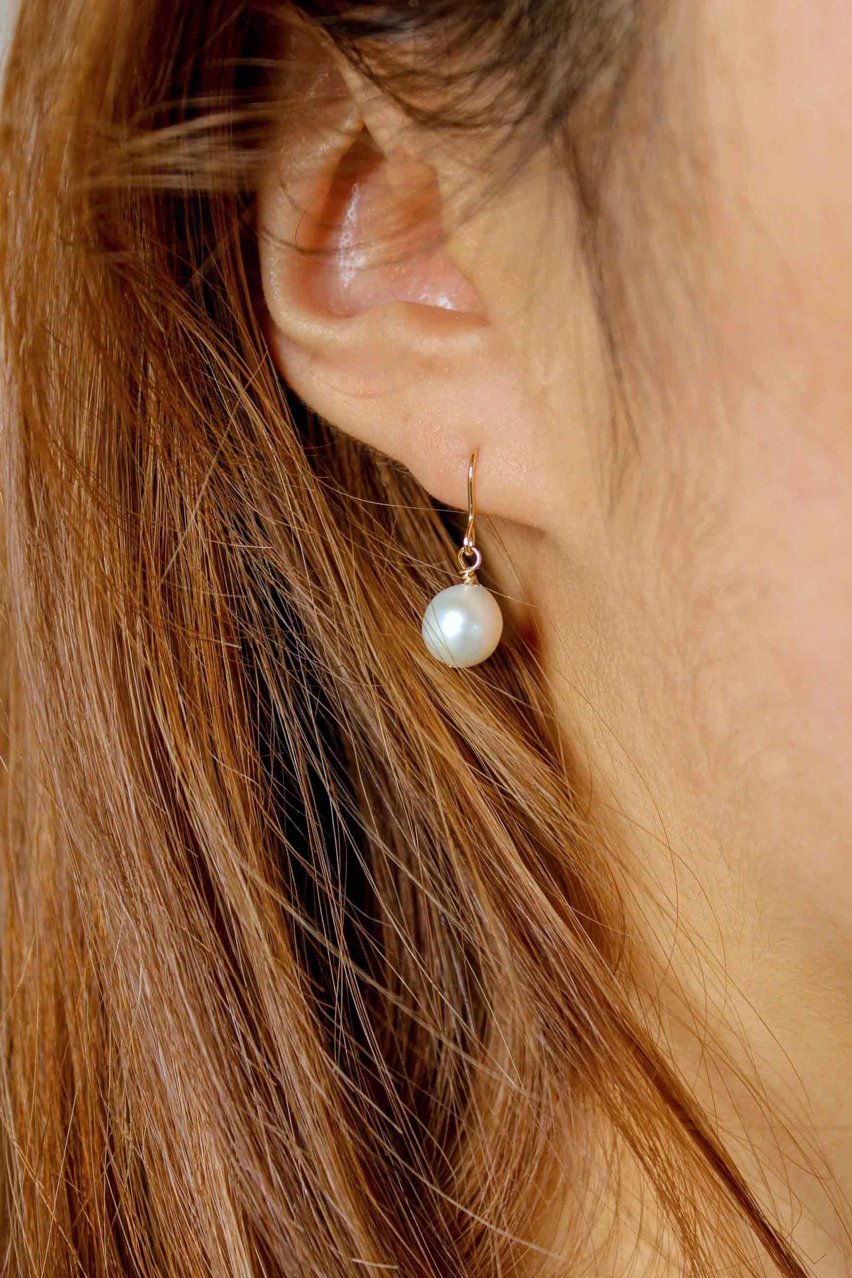 Serene Pearl Earrings - Complete. Studio