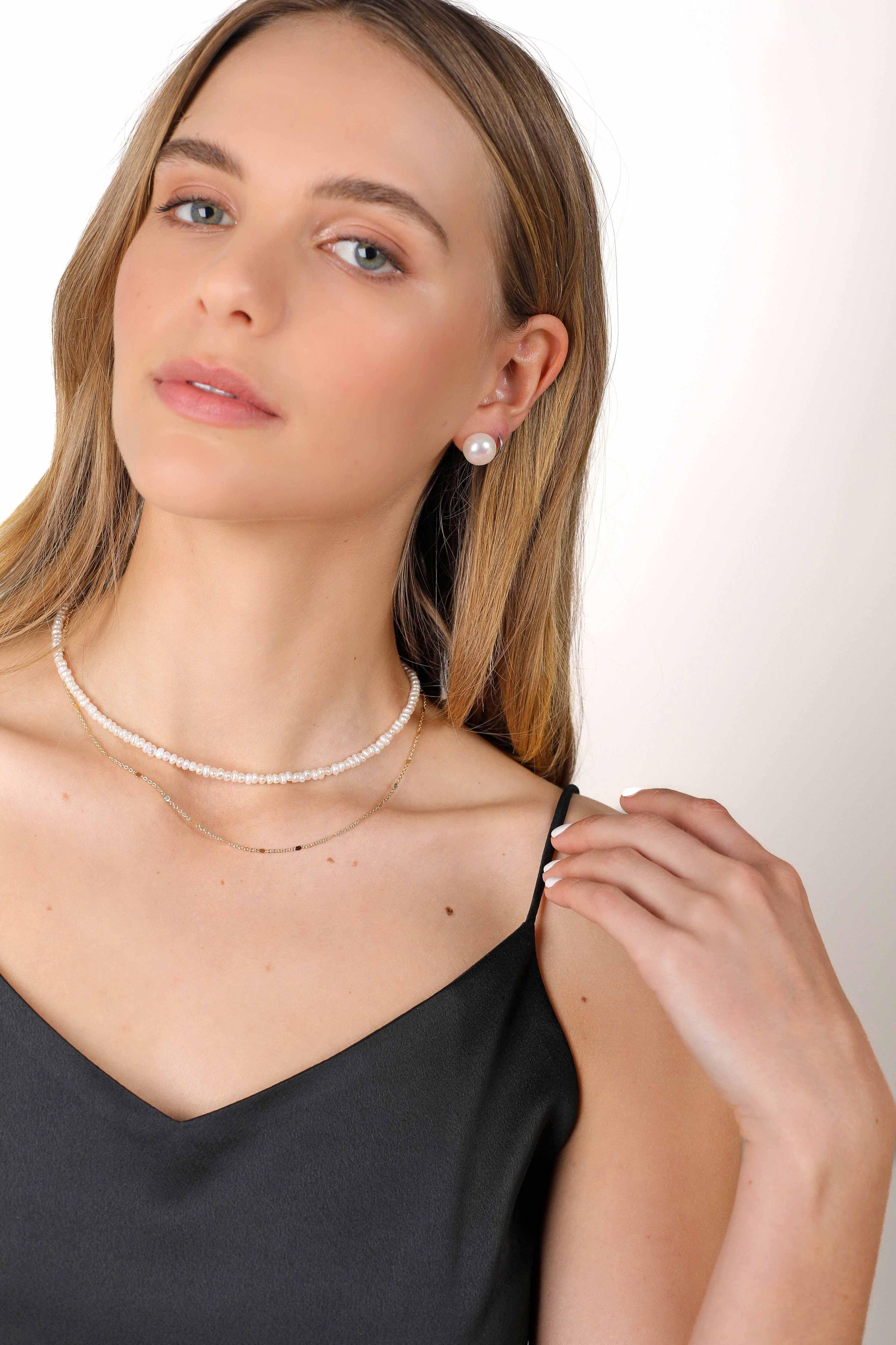 Kasey Double Layered Pearl Necklace - Complete. Studio