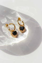 Black Onyx Earrings Stack - Complete. Studio