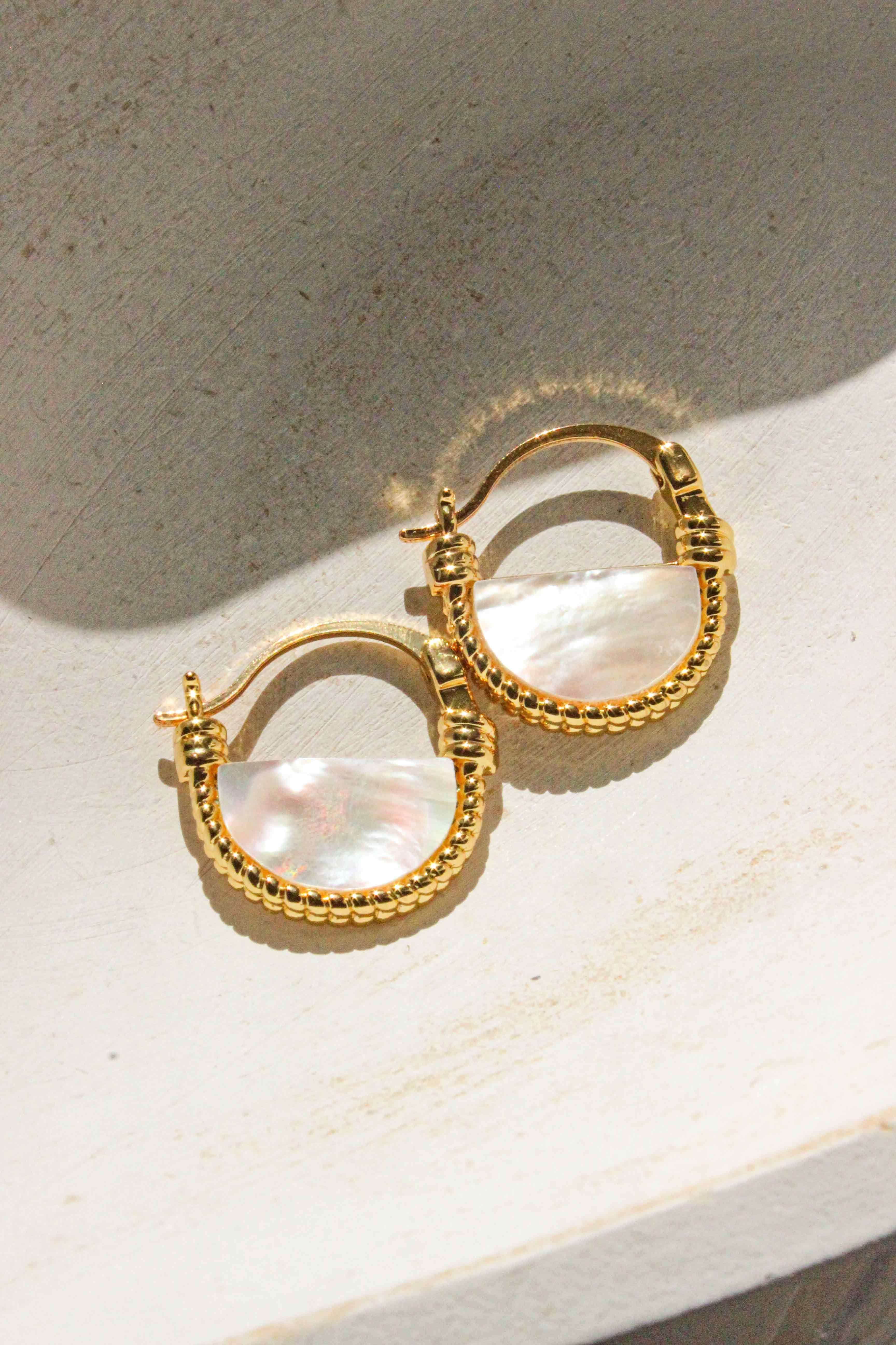 Nacre Hoop Earrings - Complete. Studio