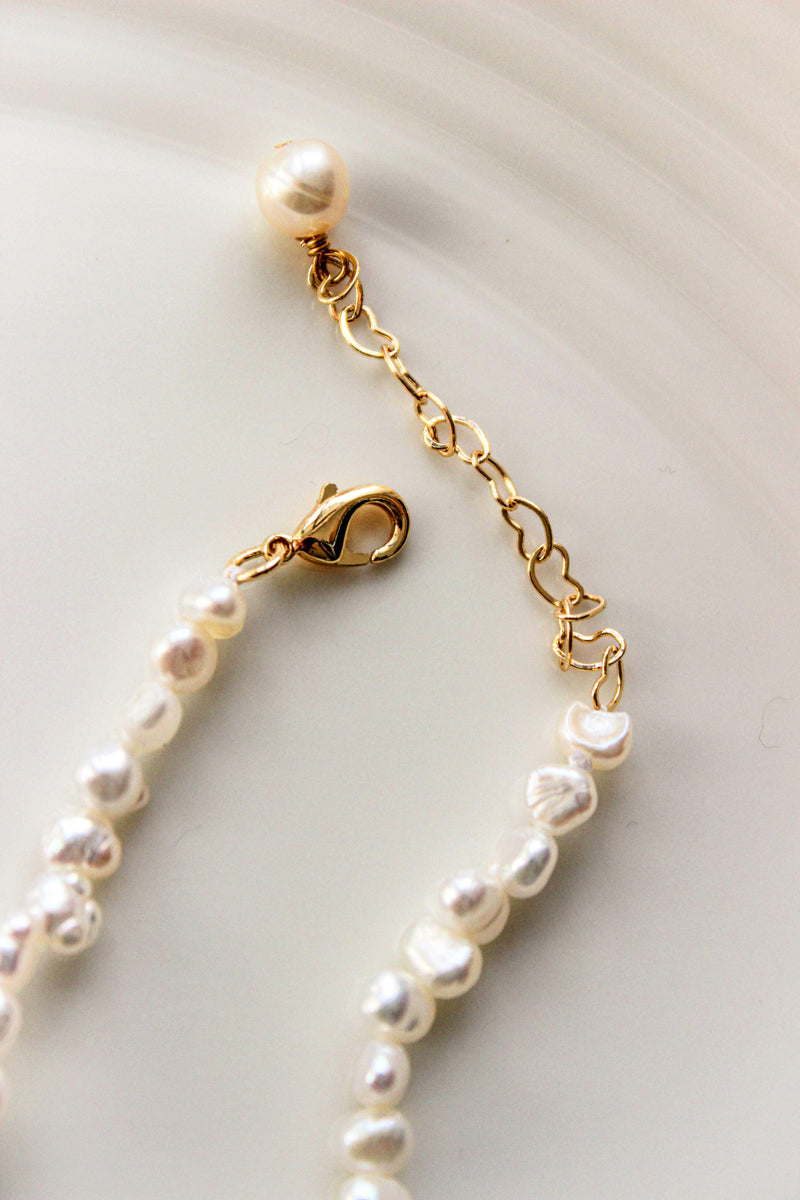 Elania Pearl Choker and Bracelet | 14K Gold-Filled Jewels – Complete ...
