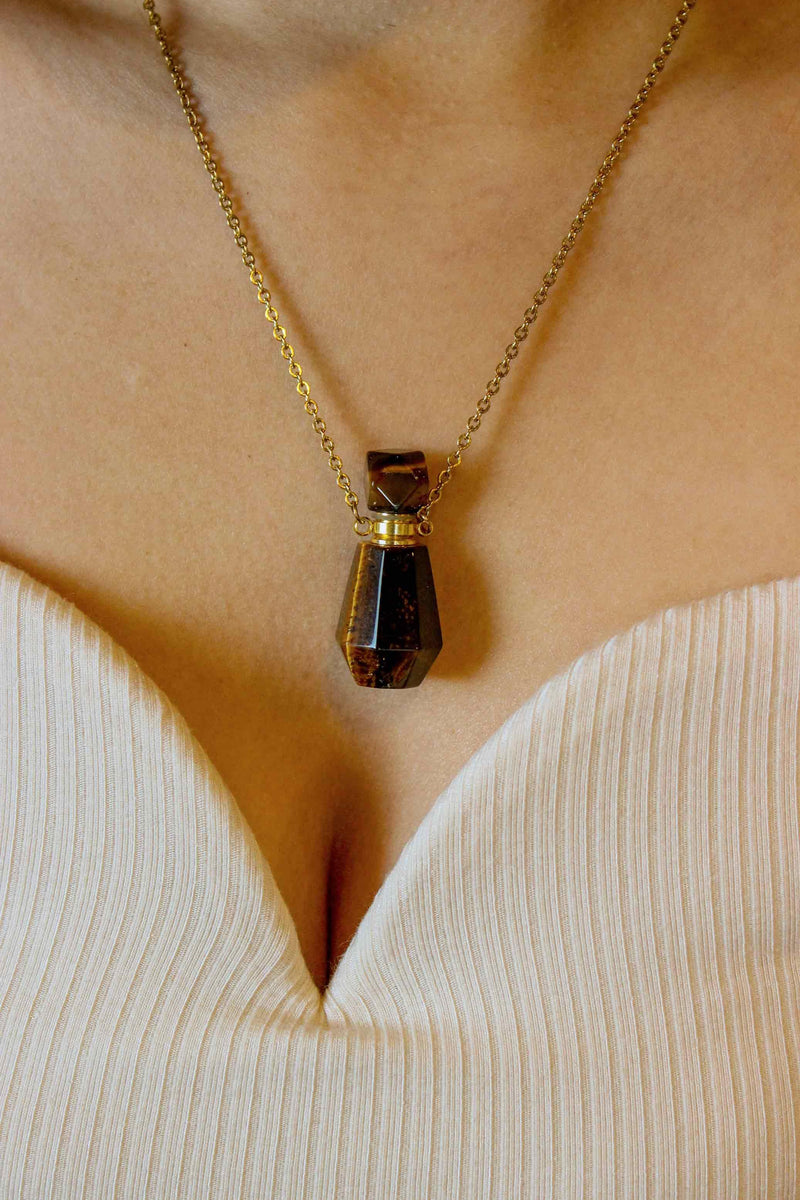 Perfume Bottle Necklace - Complete. Studio