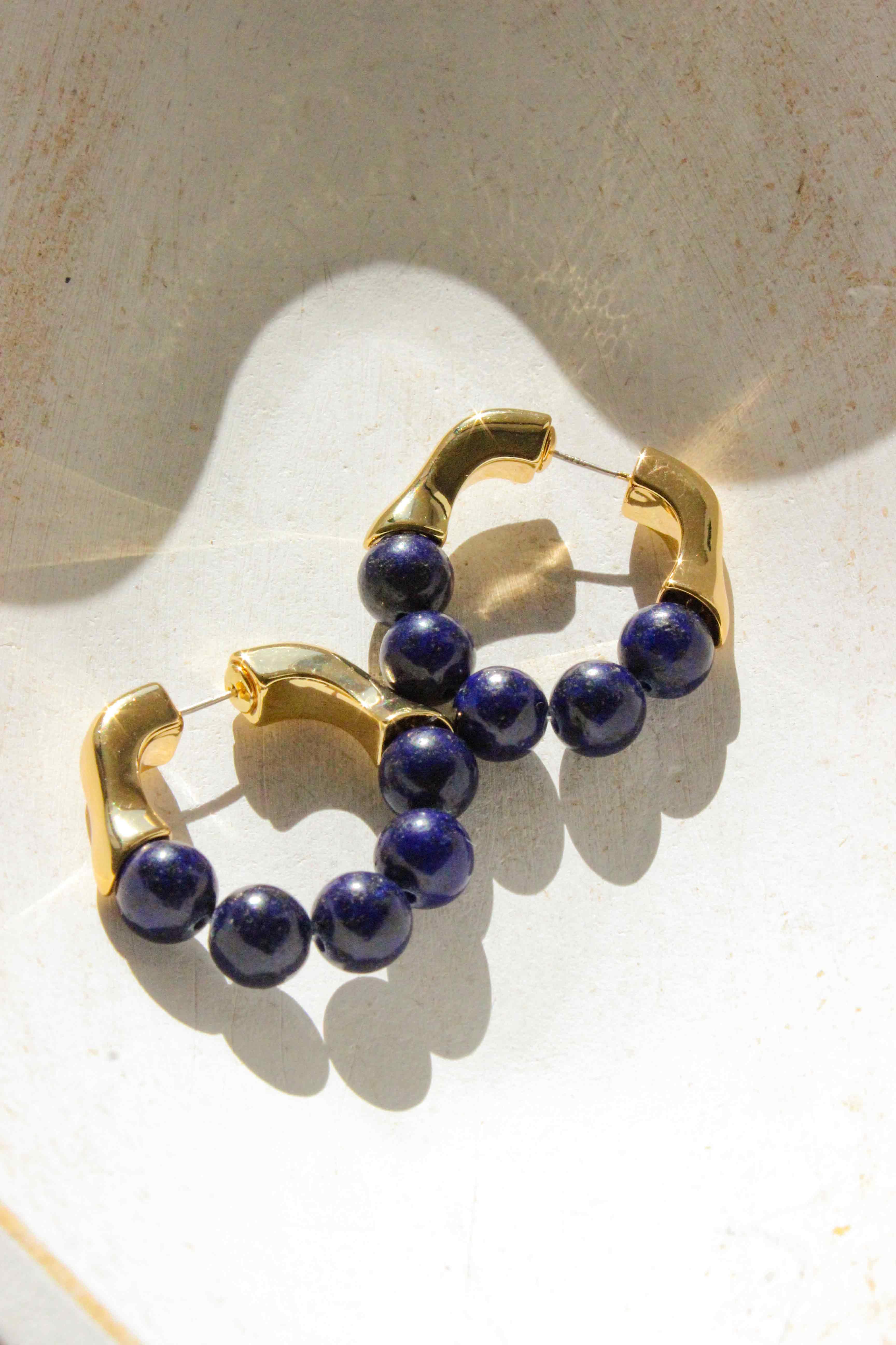 Radiance Earrings/Lapis Lazuli - Complete. Studio