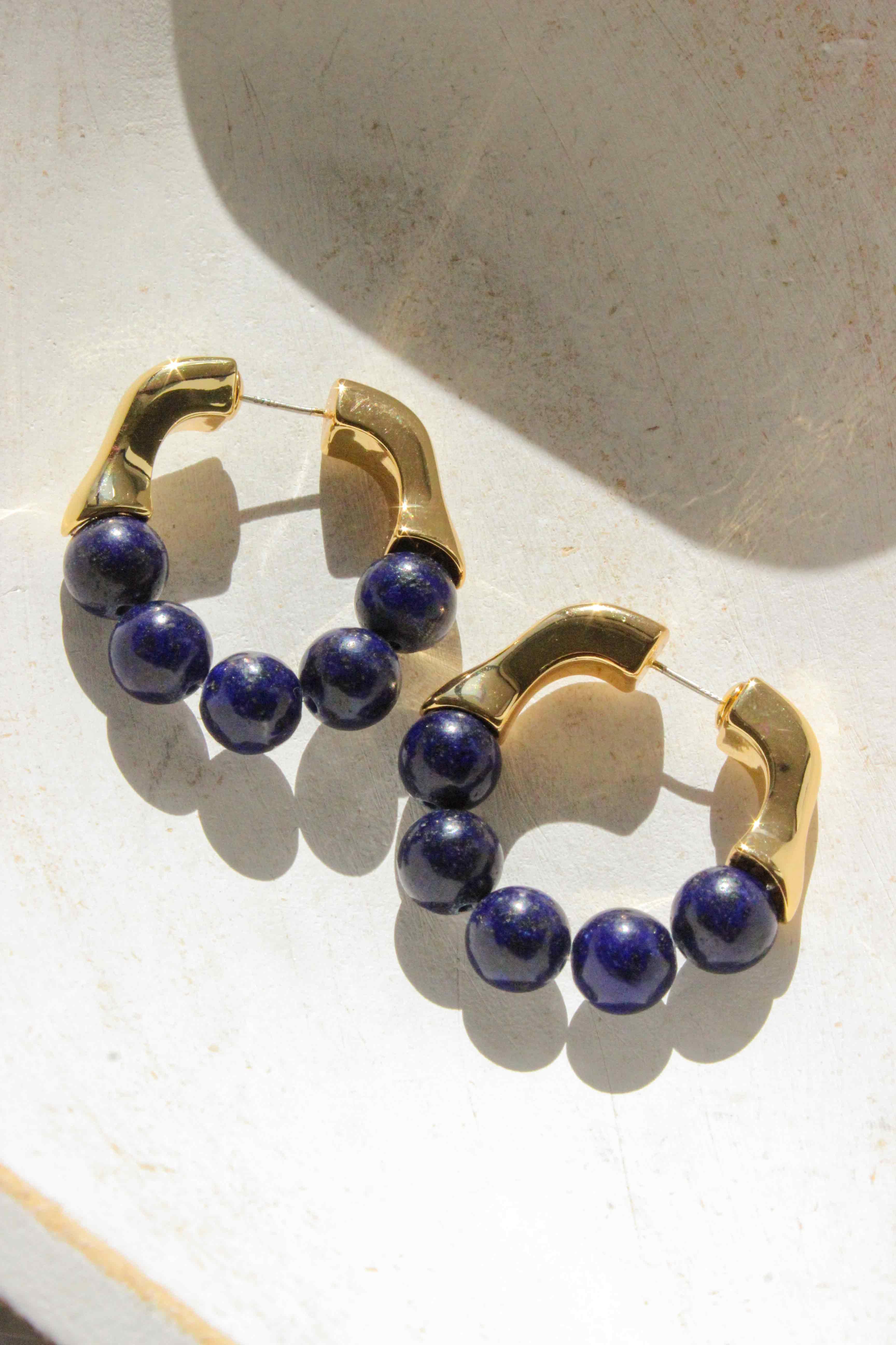 Radiance Earrings/Lapis Lazuli - Complete. Studio