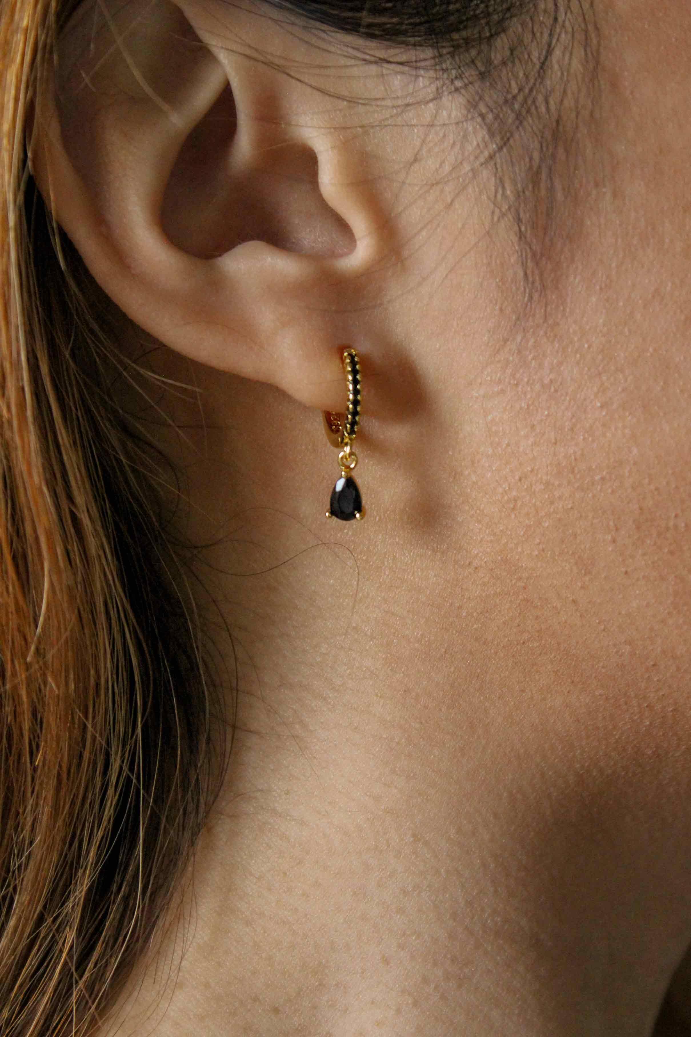 Maeve Earrings/Black - Complete. Studio