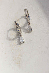 Maeve Earrings/Silver Clear - Complete. Studio
