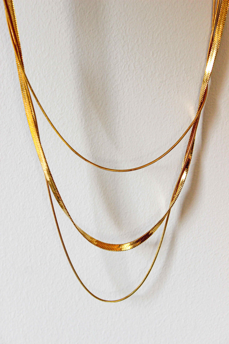 Triple Layered Necklace - Complete. Studio